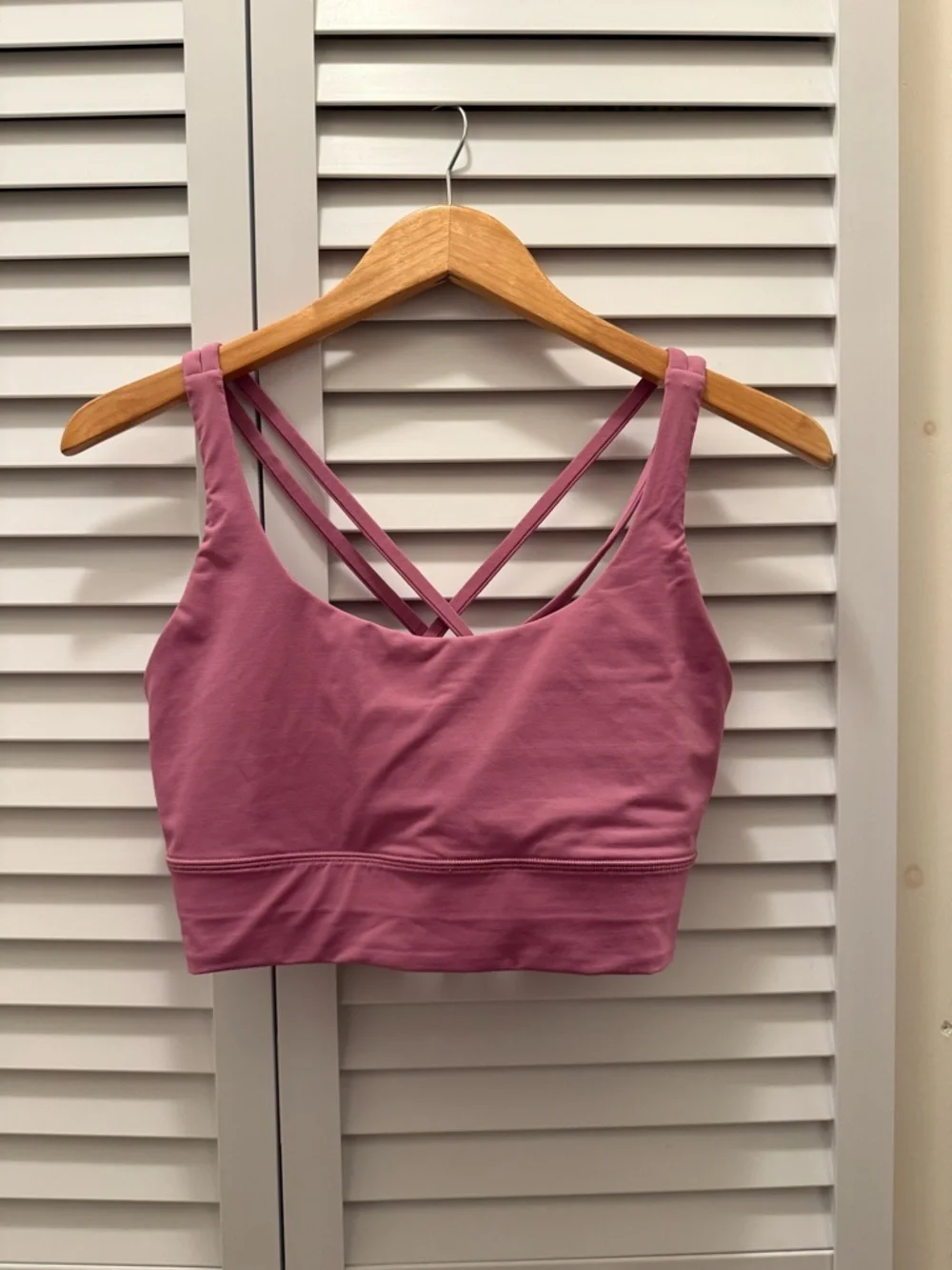 lululemon athletica Mauve Strappy Sports Bra